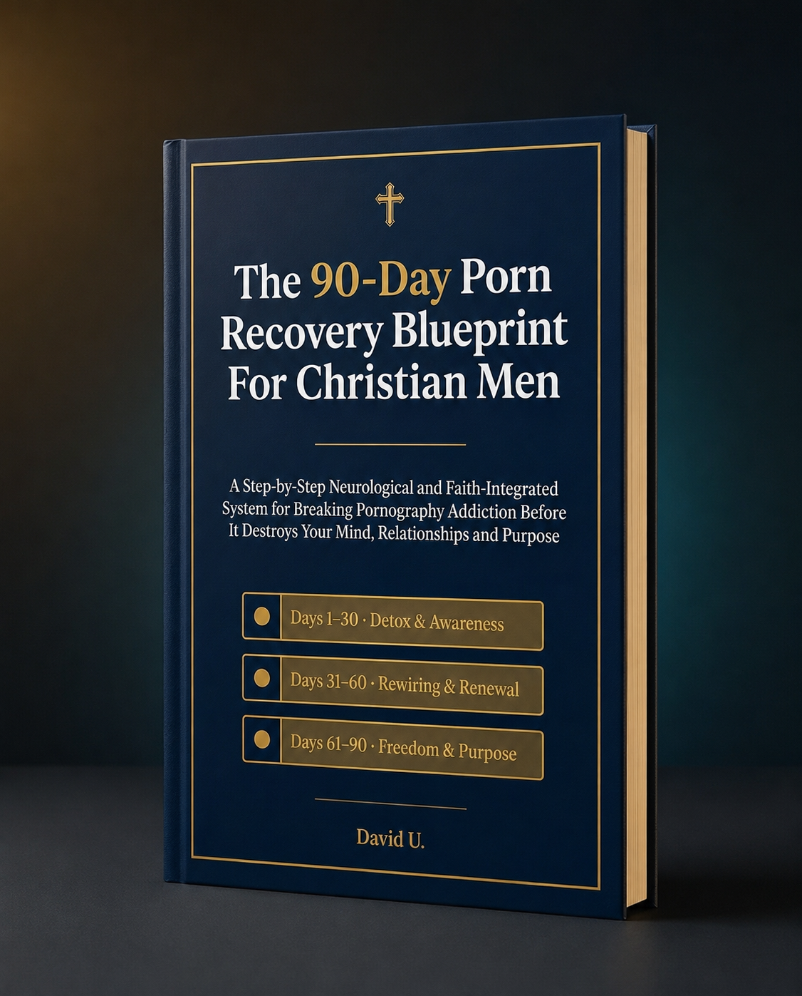 The 90-Day Porn Recovery Blueprint For Christian Men — PDF Mockup